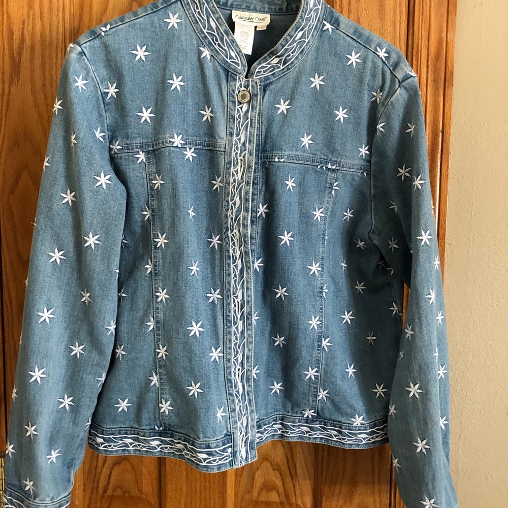 🔥3 for $15🔥Coldwater Creek Oversized Jean jacket